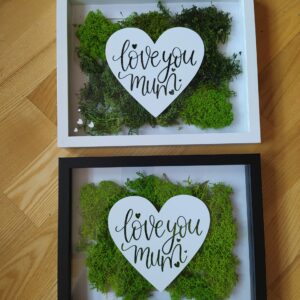 Ramka dekoracyjna Love You Mom chrobotek