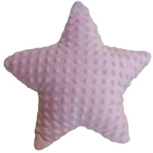 Gwiazdka Minky poduszka dekoracyjna dla dzieci