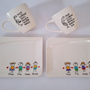 Ręcznie malowana porcelana dla Babci i Dziadka