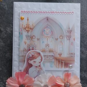 Kartka okolicznościowa Pierwsza Komunia Święta #1